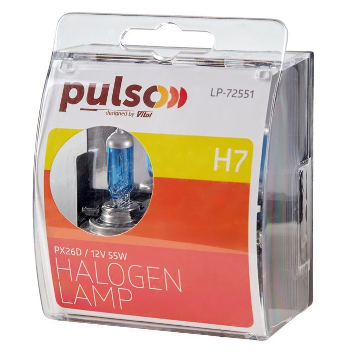 Автолампа PULSO H7/PX26D 12v55w super white/plastic box (LP-72551) зображення 2