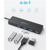 Концентратор USB-C to 4xUSB-A Anker (A8309G11) изображение 2