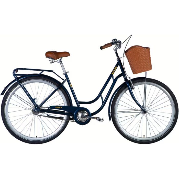 Велосипед Dorozhnik 28" RETRO Velosteel рама-19" ST 2026 синій (OPS-D-28-546)