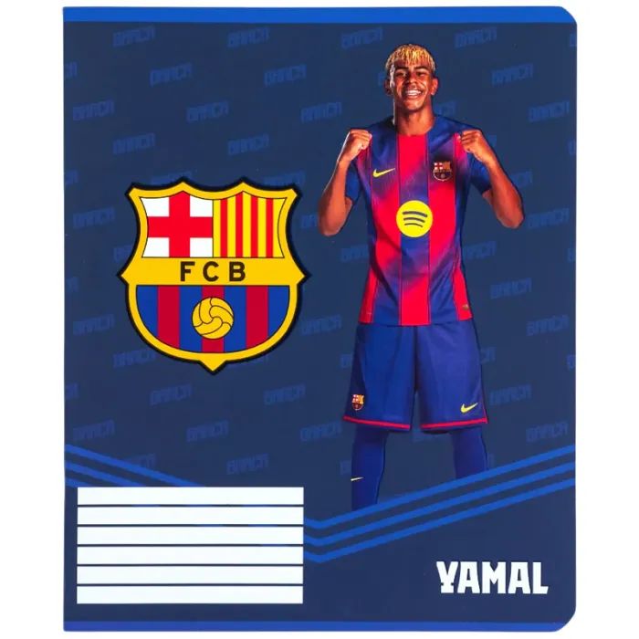 Тетрадь Kite FC Barcelona, 12 листов, клетка (BC26-232) изображение 4