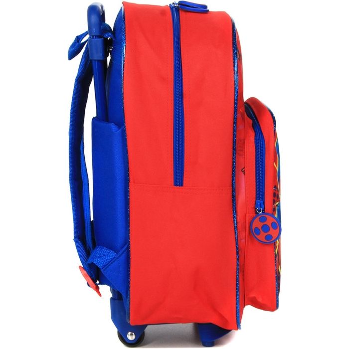 Рюкзак детский Perletti Miraculous LadyBug на колесах, червон (P13119) изображение 3