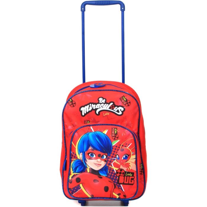 Рюкзак детский Perletti Miraculous LadyBug на колесах, червон (P13119) изображение 5