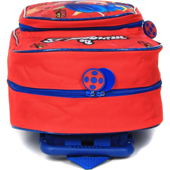 Рюкзак детский Perletti Miraculous LadyBug на колесах, червон (P13119) изображение 7