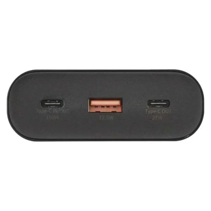 Батарея универсальная EMOS 27000mAh NTBF30, 100W, Pass-through, black (B0561B) изображение 4