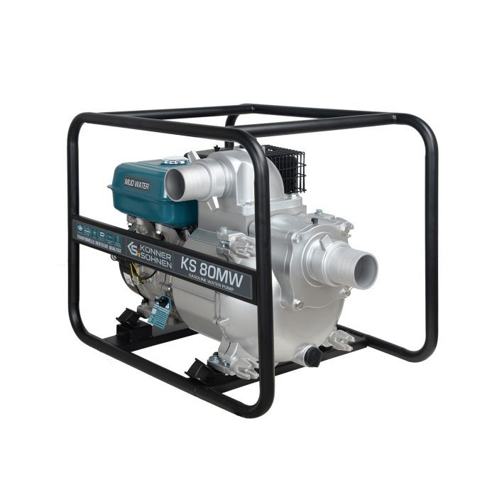 Мотопомпа Konner&Sohnen KS 80MW 1000л/мин, 9.0л.с, 60кг (KS80MW) изображение 4