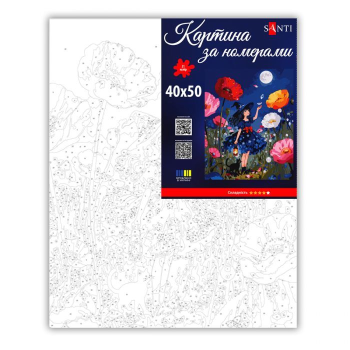 Картина по номерам Santi Маленька фея 40х50 см (955787) зображення 2