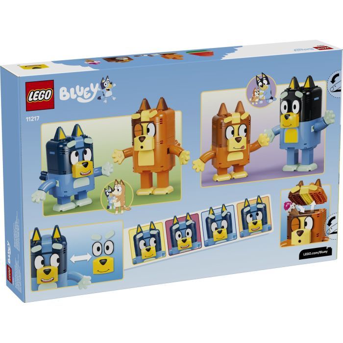 Конструктор LEGO Bluey Семья Блуи из кубиков (11217) изображение 10