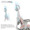 Офісне крісло OfficePro Elite OC950GLP Gray/Light Pink (OC950GLP) зображення 11