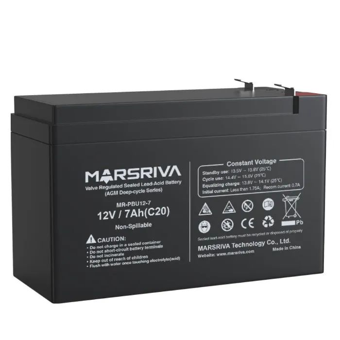 Батарея до ДБЖ Marsriva 12V 7Ah (MR-PBU12-7)