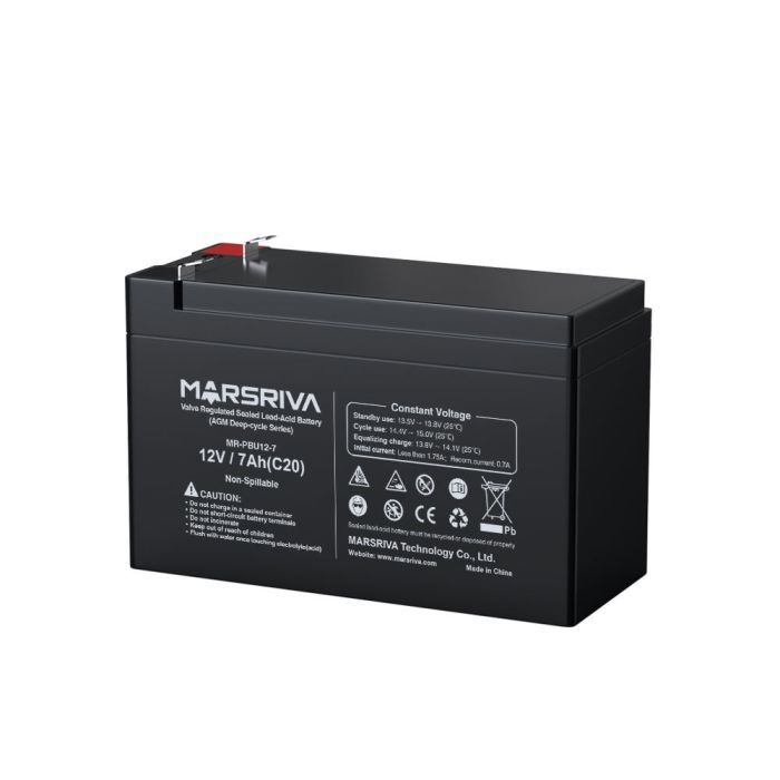 Батарея к ИБП Marsriva 12V 7Ah (MR-PBU12-7) изображение 2