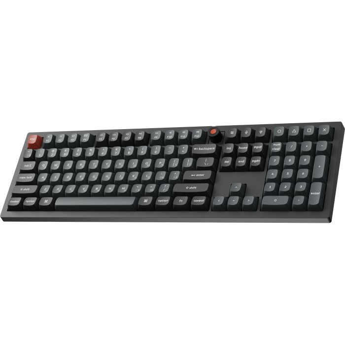 Клавіатура Keychron V6 8K Keychron Super Red Switch RGB USB UA Black (V6W-D1-UA) зображення 4