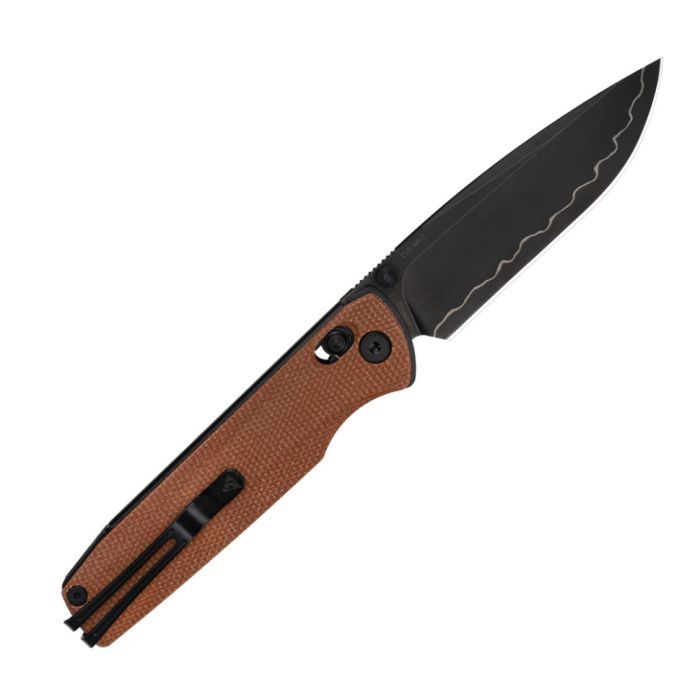 Нож SRM Terrier D2, Natural G10, Stonewash (258L-GC)