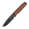 Нож SRM Terrier 140Cr, Brown Micarta, Black Stonewash (258L-MN2) изображение 4