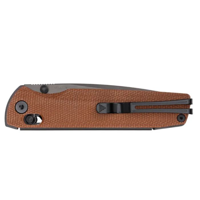 Ніж SRM Terrier 140Cr, Brown Micarta, Black Stonewash (258L-MN2) зображення 9