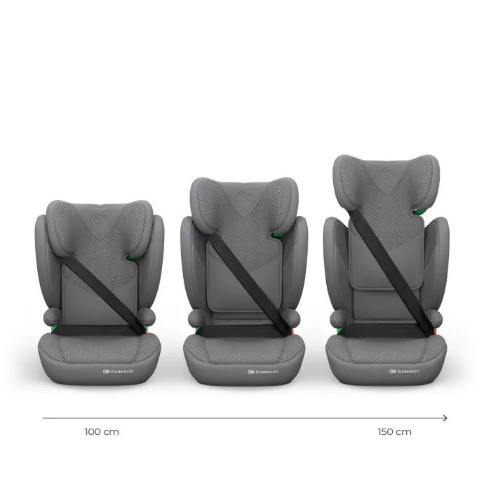 Автокресло Kinderkraft Junior Fix 2 Plus i-Size Grey (KCJUFI20GRYPL0N) (5902533931156) изображение 2