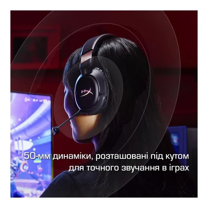 Навушники HyperX Cloud Flight 2 Wireless White (B5VC5AA) зображення 5