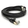 Патч-корд 1.5м UTP cat.7, CU, RJ45, плоский, black Weepda (PCMF-CU7/1.5Bk) изображение 2
