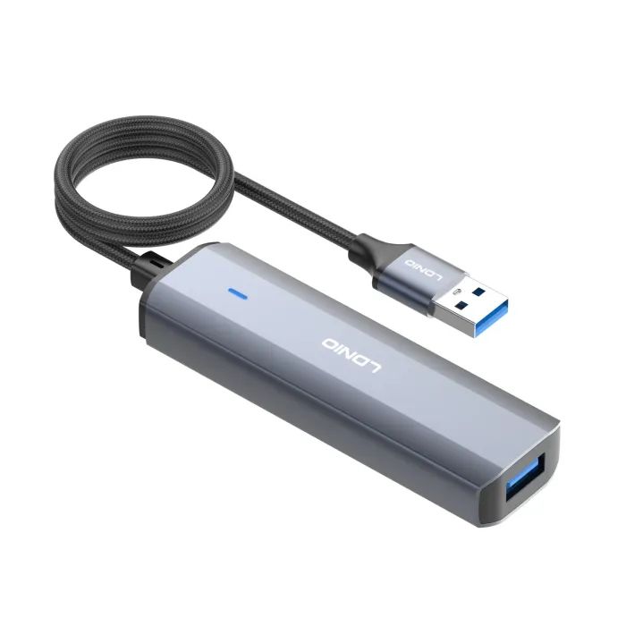 Концентратор LDNIO USB 3.0 4-in-1 4xUSB 3.0 1.2m (DS-114U-1.2M) изображение 5