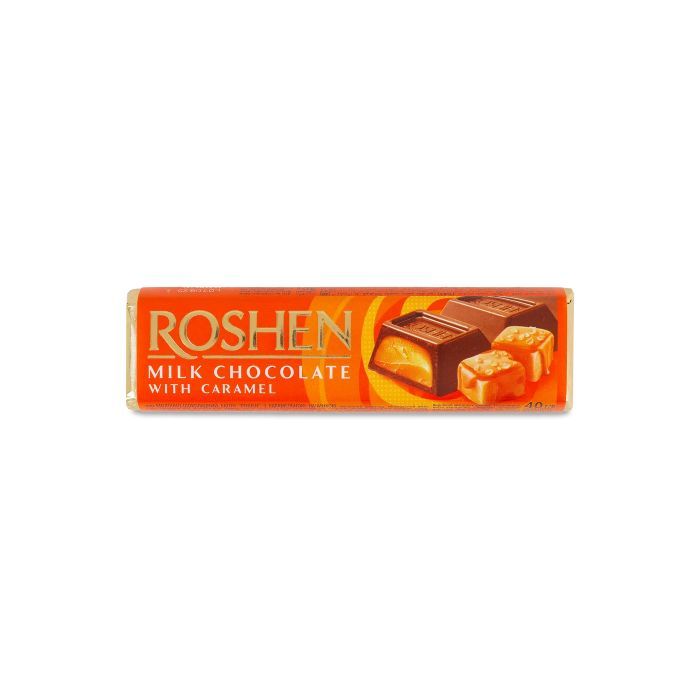 Батончик Roshen шоколадний з карамельною начинкою 40 г (617041)