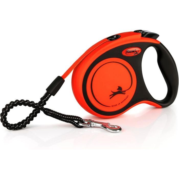 Поводок для собак Flexi Xtreme лента S 5 м/20 кг оранжевая (4000498034200)