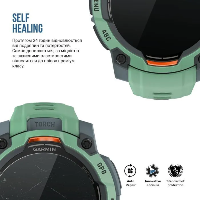 Плівка захисна Armorstandart Matte hydrogel Garmin Instinct 3 45mm 6 pcs (ARM92021) зображення 3
