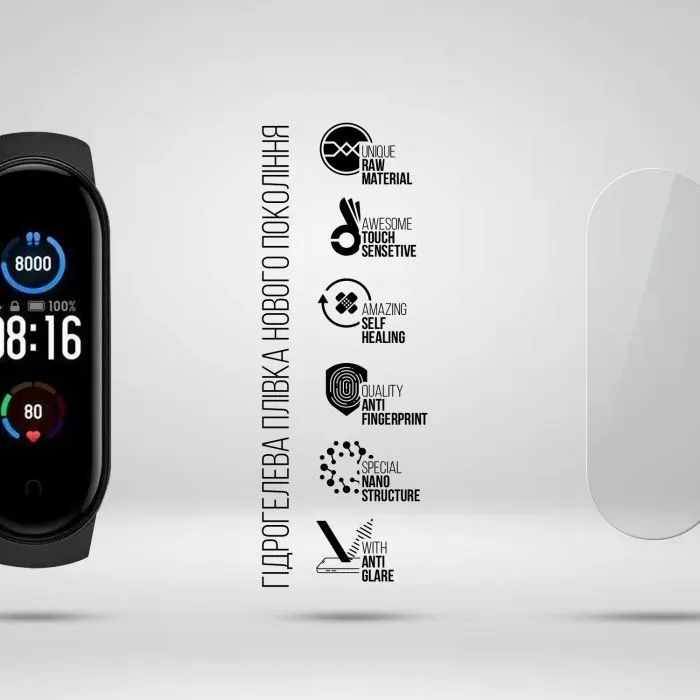 Пленка защитная Armorstandart Matte hydrogel Xiaomi Mi Band 6/5 6 pcs (ARM92115) изображение 2