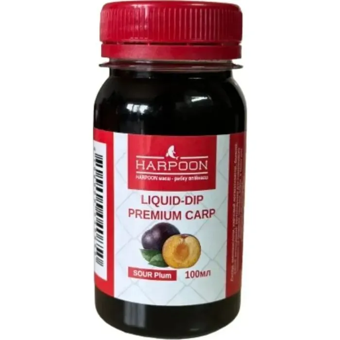 Ліквід Harpoon premium carp 100мл Sour Plum (2700000040850)