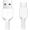 Дата кабель USB 2.0 AM to USB-C 1.0m 3A X13 white HOCO (6957531061199) изображение 2