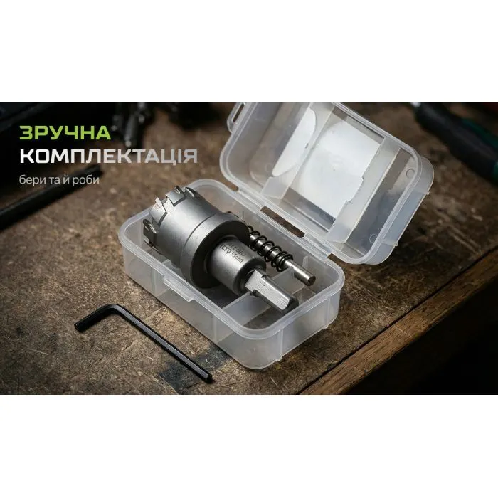 Сверло Alloid Base, корончате, твердосплавне, по металу, 35мм (TS-10035) изображение 6