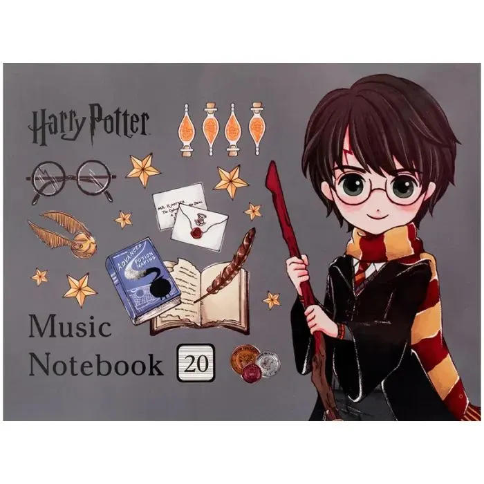 Тетрадь Kite для нот Harry Potter, А5, 20 листов (HP26-405)