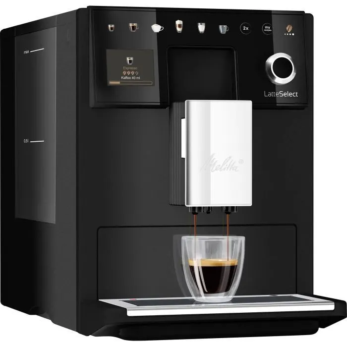 Кофемашина MELITTA Latte Select frosted Black (F630-212) изображение 2