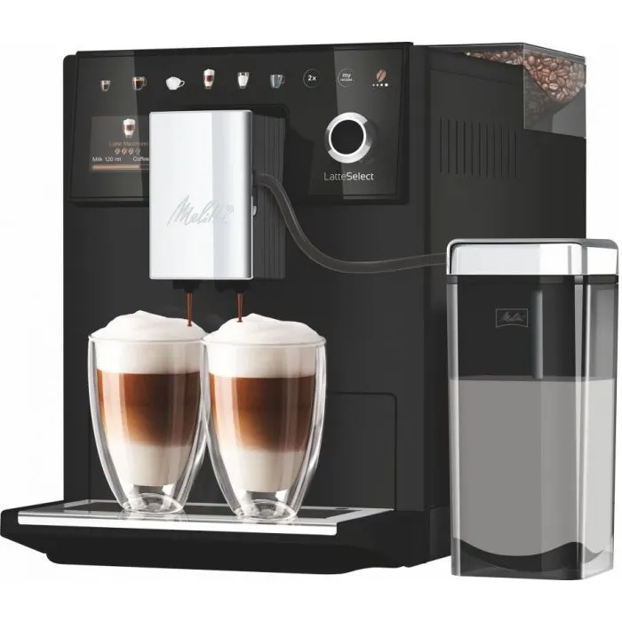 Кофемашина MELITTA Latte Select frosted Black (F630-212) изображение 3