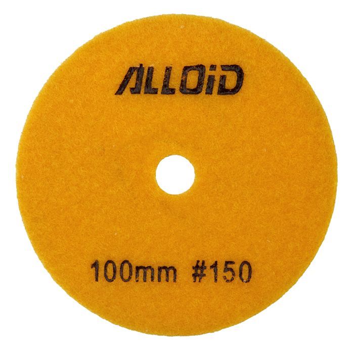Круг зачистной Alloid Pro, алмазный, шлифовальный, на липучке, STAR, 100мм, зерно 100 (DD-63370)