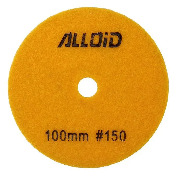 Круг зачистной Alloid Pro, алмазный, шлифовальный, на липучке, STAR, 100мм, зерно 150 (DD-63371)