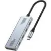 Концентратор Gembird USB-C 4-in-1 4xUSB-C 3.2 silver (UHB-CM-U310-C4-01) зображення 3
