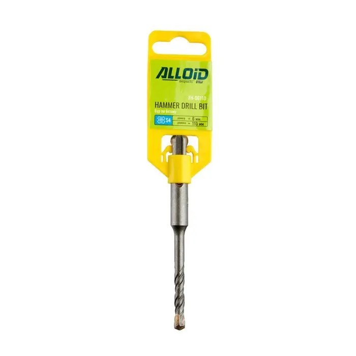 Бур Alloid по бетону, SDS-plus, S4, 6110мм (FH-06110) зображення 3
