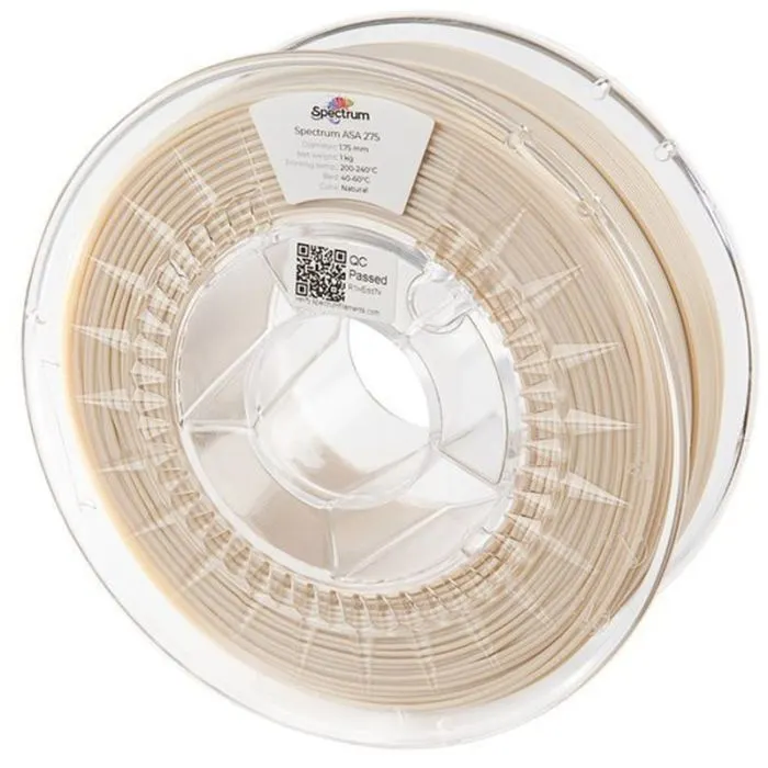 Пластик для 3D-принтера Spectrum ASA 275 1.75mm 1kg Natural (80305)