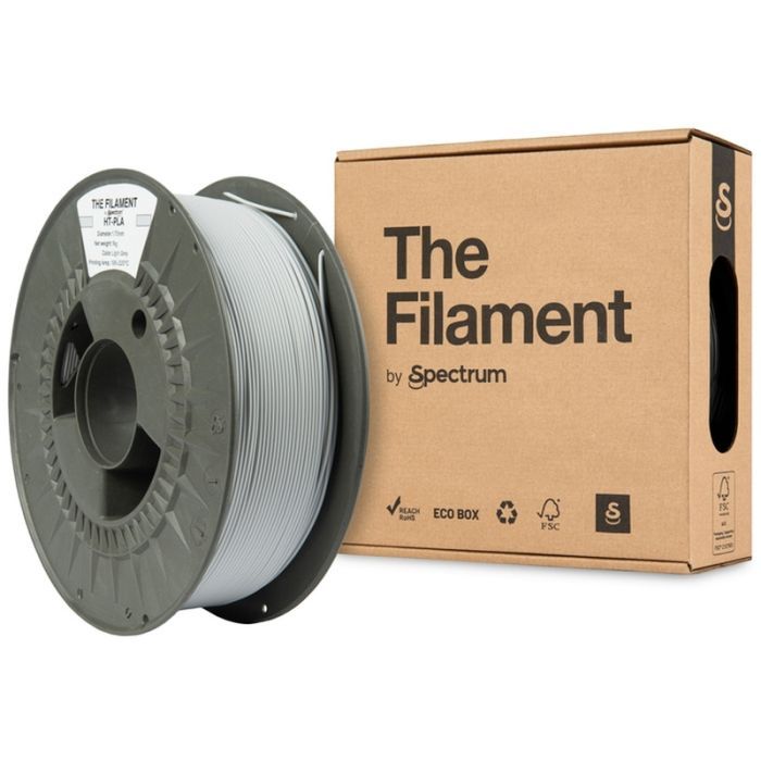 Пластик для 3D-принтера The Filament HT-PLA 1.75mm 1kg, Grey, Dark (TF-24140) зображення 3