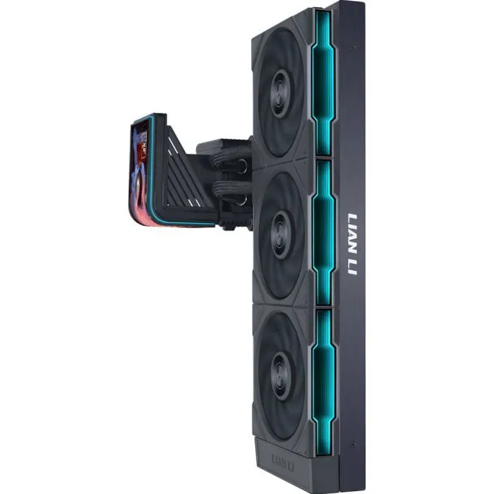 Система рідинного охолодження Lian Li Hydroshift II OLED Curved 360 TL, Black (G89.GHS2OLDC36TB.00) зображення 3