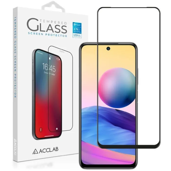Скло захисне ACCLAB Full Glue Xiaomi Redmi Note 10 5G Black (1283126513190) зображення 2