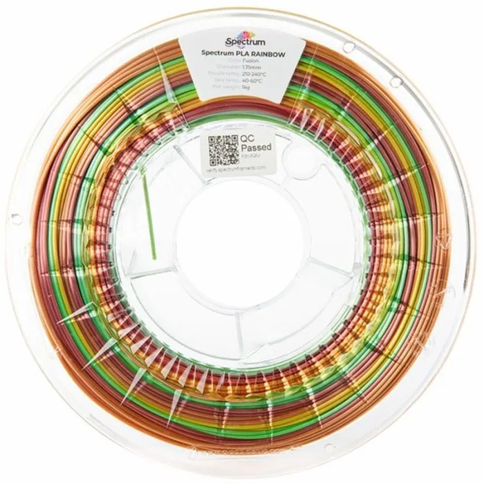 Пластик для 3D-принтера Spectrum PLA Silk Rainbow 1.75mm 1kg Fusion (81016) зображення 3