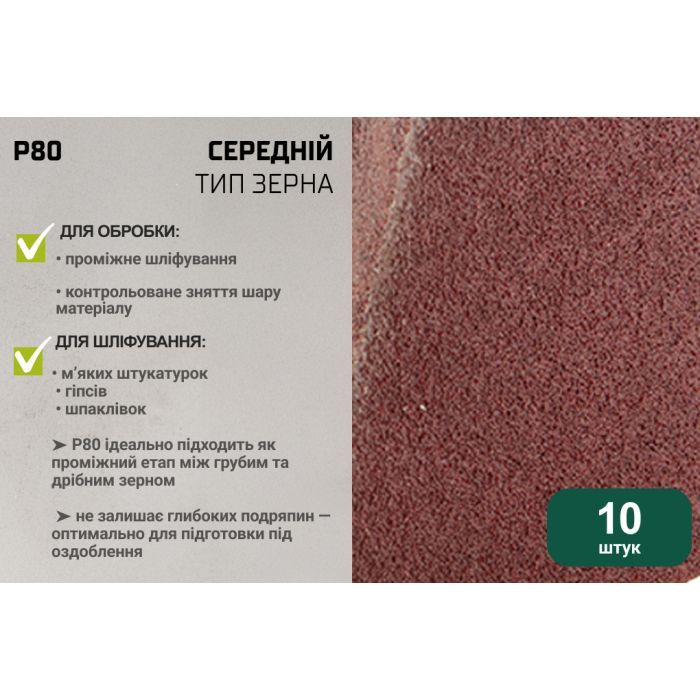Наждачная бумага Alloid шлифовальная лента, 75х533мм, зерно 40, 10шт. (SB-533040) изображение 6