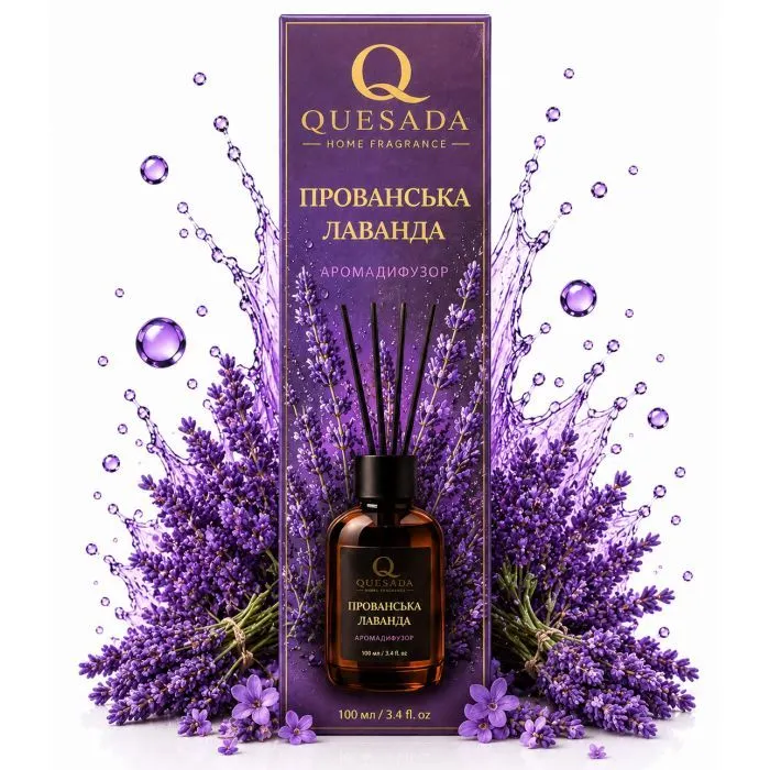 Аромадифузор Quesada Прованська лаванда 100 мл (4823135701408) зображення 3