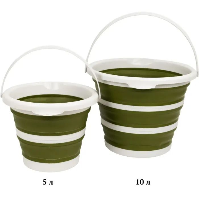 Ведро складное Tribe Water Bucket 10 л terracota (T-FJ-0048-terracota) изображение 4