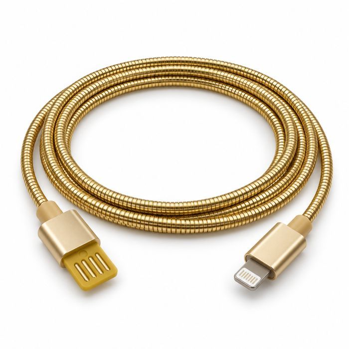 Дата кабель USB 2.0 AM to Lightning 1.0m 2.4A metal silver XoKo (XK-CTL-001-SL)