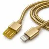 Дата кабель USB 2.0 AM to Lightning 1.0m 2.4A metal gold XoKo (XK-CTL-001-GD) зображення 2