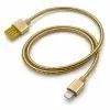 Дата кабель USB 2.0 AM to Lightning 1.0m 2.4A metal gold XoKo (XK-CTL-001-GD) зображення 4