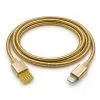 Дата кабель USB 2.0 AM to Lightning 1.0m 2.4A metal gold XoKo (XK-CTL-001-GD)