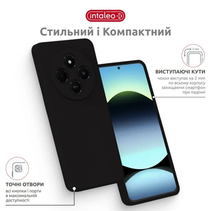 Чохол до мобільного телефона Intaleo SoftShell Xiaomi Redmi A4 Black (1283126632464) зображення 4