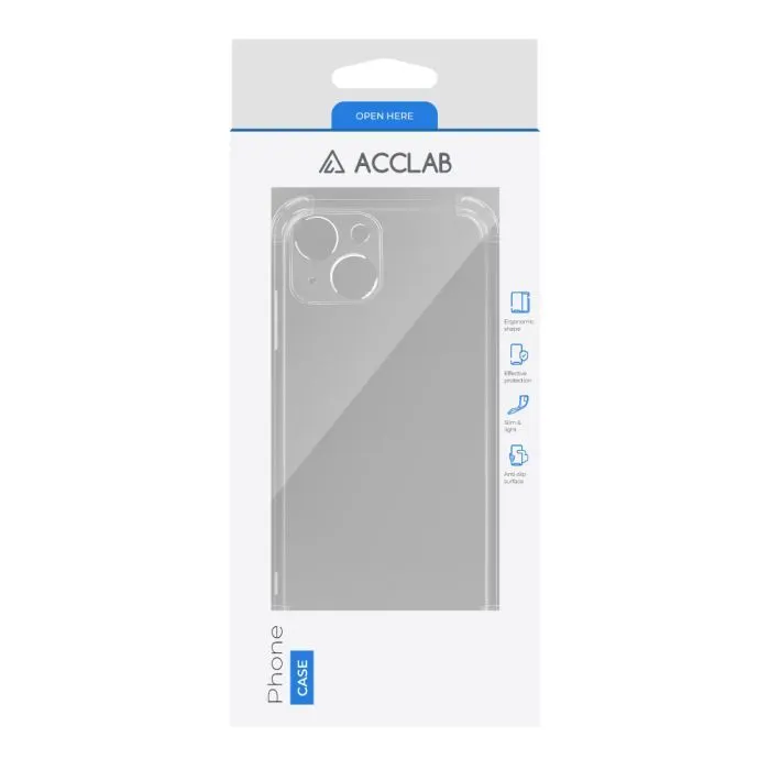 Чохол до мобільного телефона ACCLAB ShockProof Apple iPhone 15 Transparent (1283126587870) зображення 2